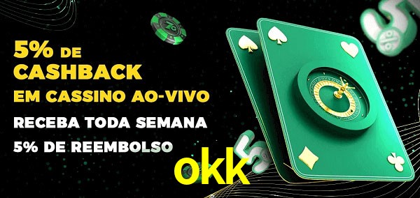 Promoções do cassino ao Vivo okk